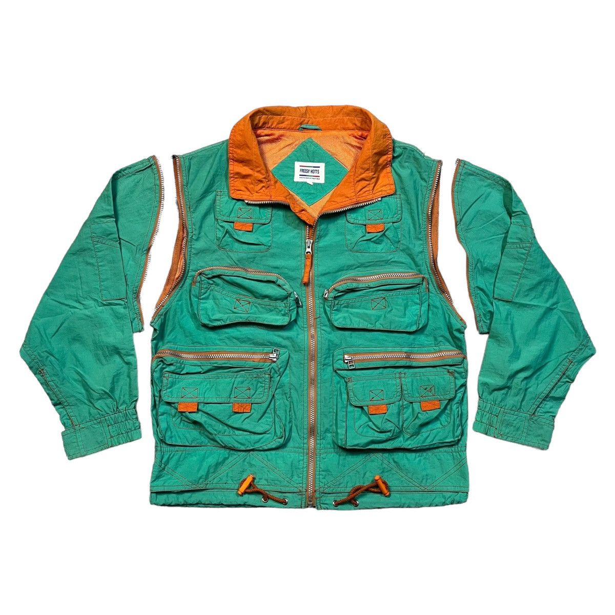 Japanese Brand Freesy Hotts Tactical Utility Multipocket Vest Jacket Size US M / EU 48-50 / 2 - 1 Thumbnail