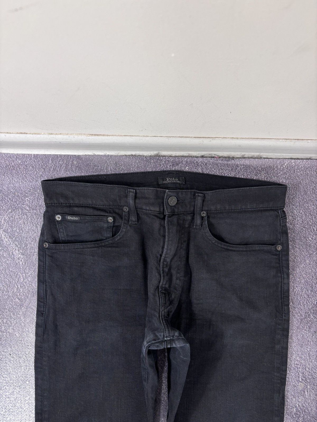 Polo Ralph Lauren Polo Ralph Lauren Men’s Sullivan Slim Black Denim Jeans Size US 31 - 5 Thumbnail