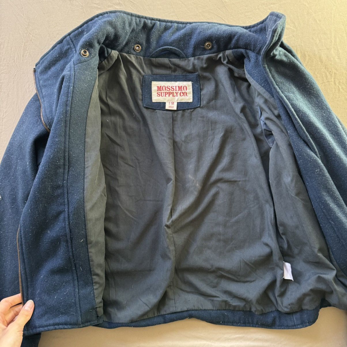 Mossimo Mossimo Supply Co. Wool Blend Moto Jacket Size M / US 6-8 / IT 42-44 - 5 Thumbnail