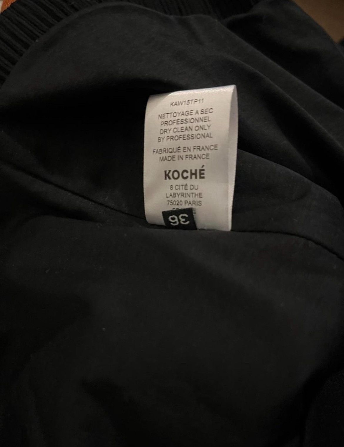 Other Black Koché Blouse with silver mirror accents Size XS / US 0-2 / IT 36-38 - 7 Thumbnail