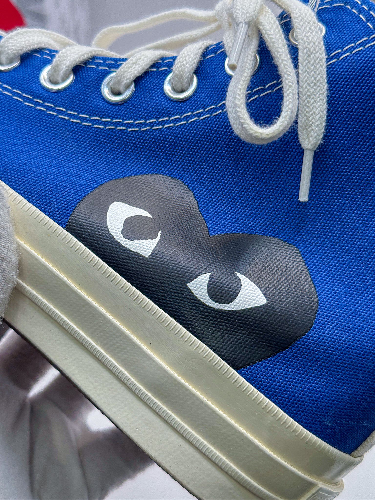 Comme des Garcons PLAY × Converse Converse x Comme des Garçons PLAY Chuck 70 High Blue Quartz Size US 8 / EU 41 - 17 Thumbnail
