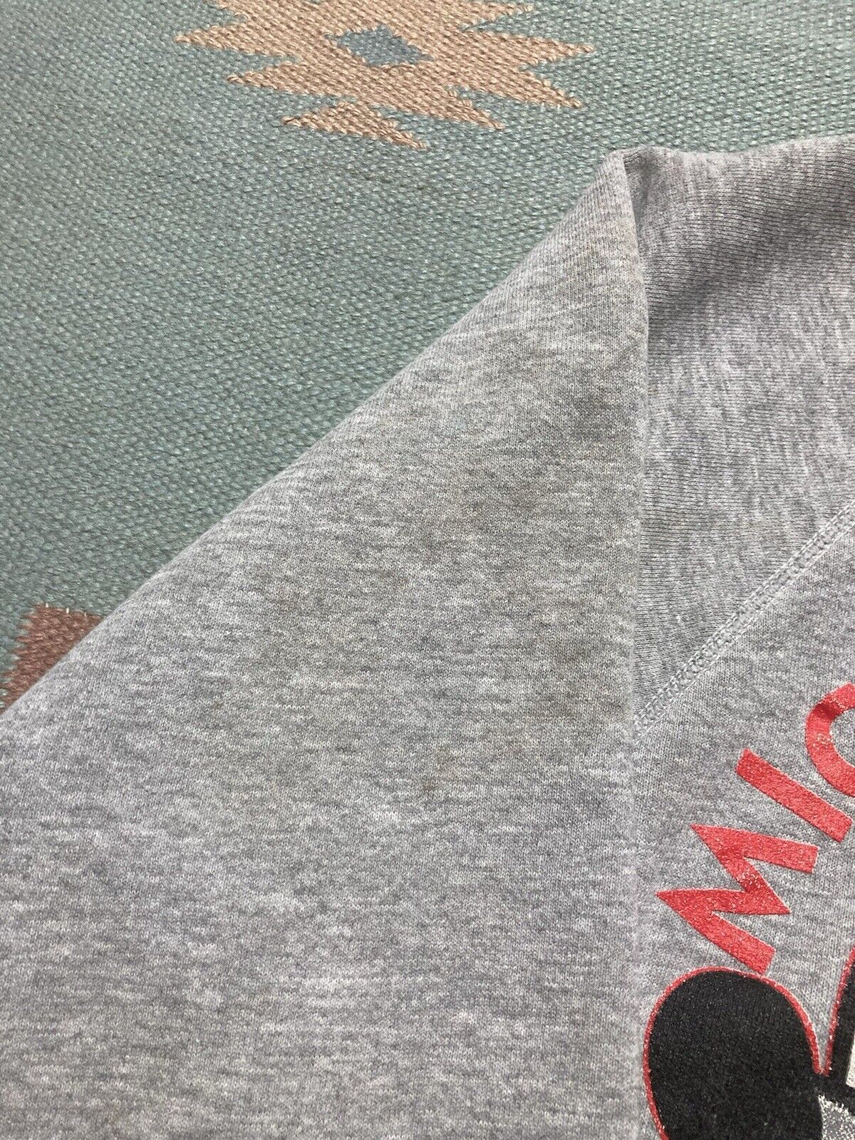 Vintage Vtg sweatshirt Mickey Mouse Disney cartoon cropped box large Size L / US 10 / IT 46 - 5 Thumbnail