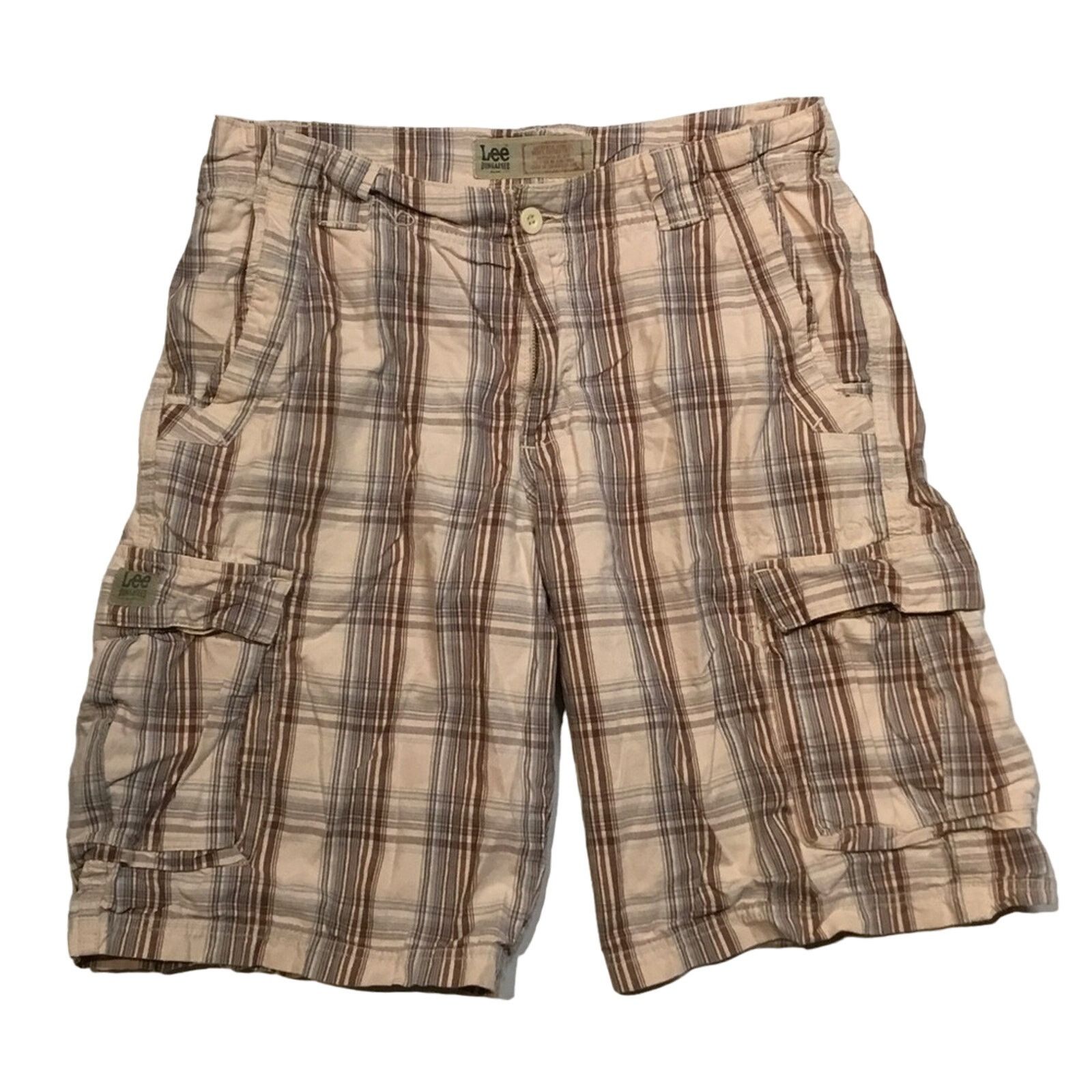 Lee Lee Dungarees Plaid Shorts Size US 31 - 1 Thumbnail