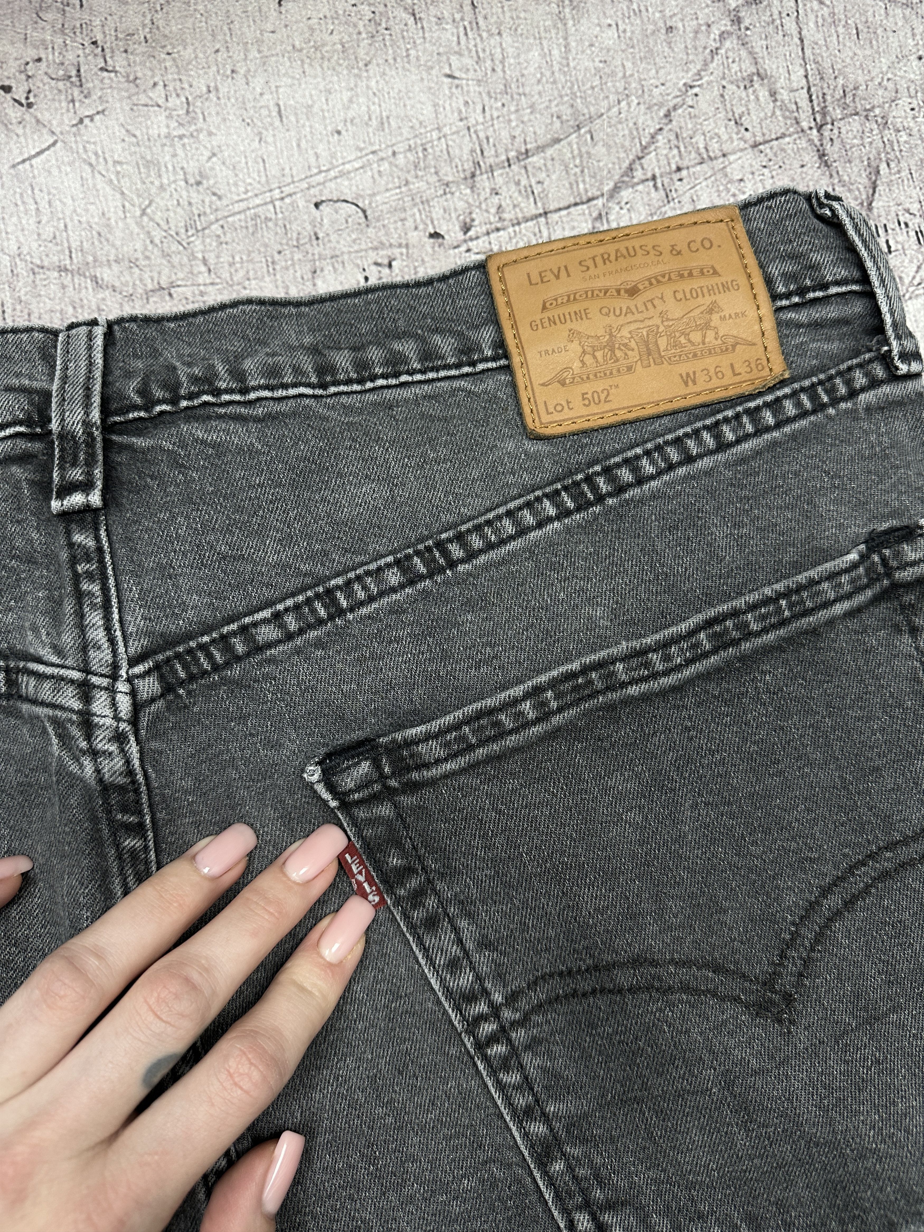 Levi's Levi's 502 Mens Premium Denim Pants Big E Jeans Size 36 x 36 Size US 36 / EU 52 - 3 Thumbnail