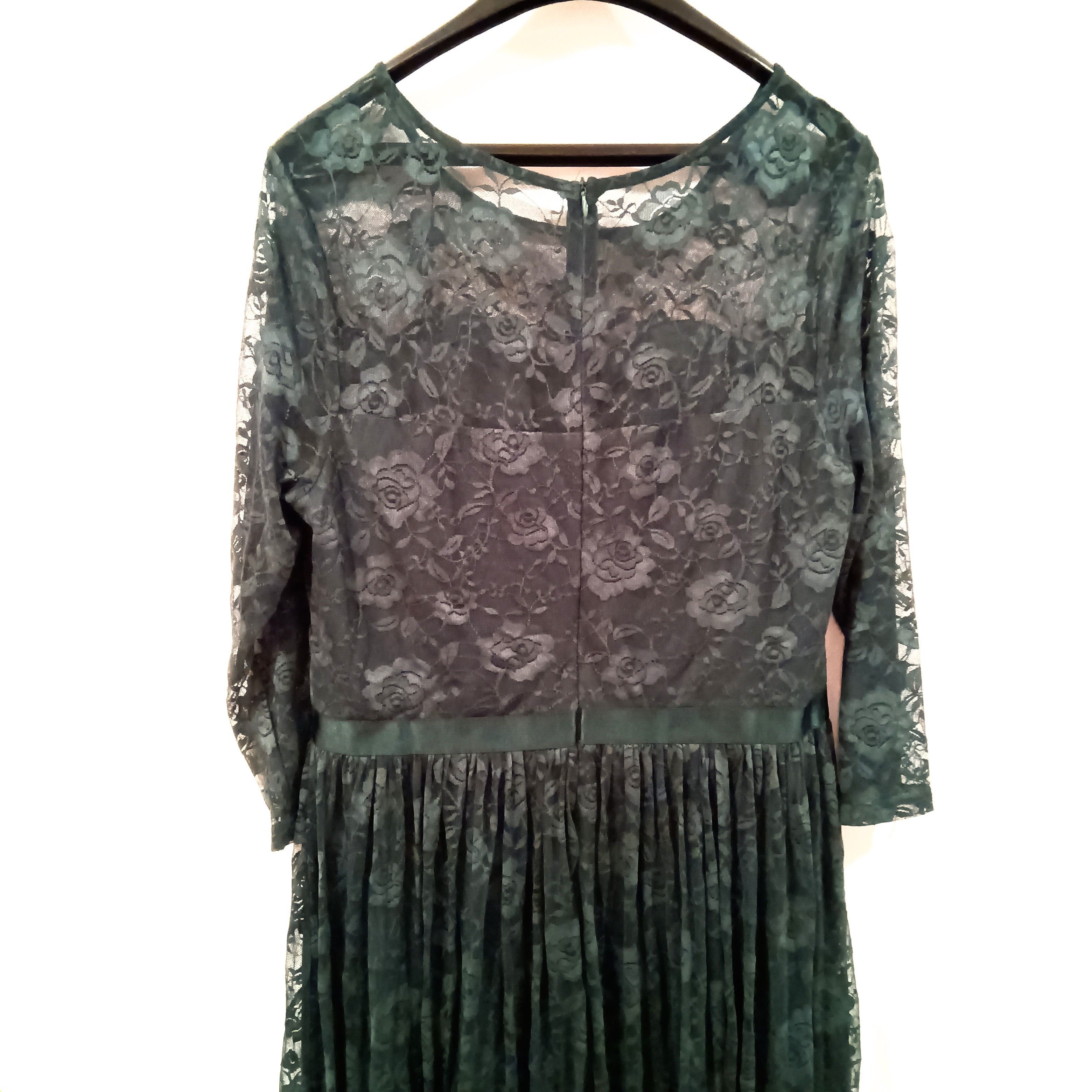Other Wedding Gown Maxi Dress Size 2XL Green Color Floral Size XXL / US 16-18 / IT 52-54 - 4 Thumbnail