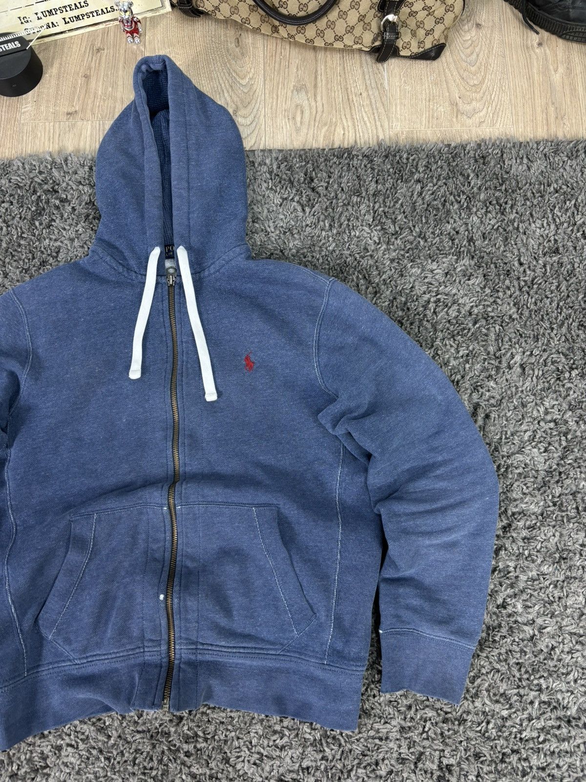 Ralph Lauren × Vintage Polo Ralph Lauren Zip Up Distressed Japanese Style Size US M / EU 48-50 / 2 - 3 Thumbnail