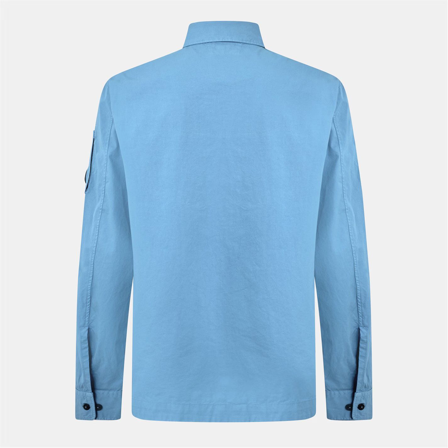 C.P. Company o1g2r1mq0426 Gabard Overshirt in Blue Size US M / EU 48-50 / 2 - 2 Thumbnail