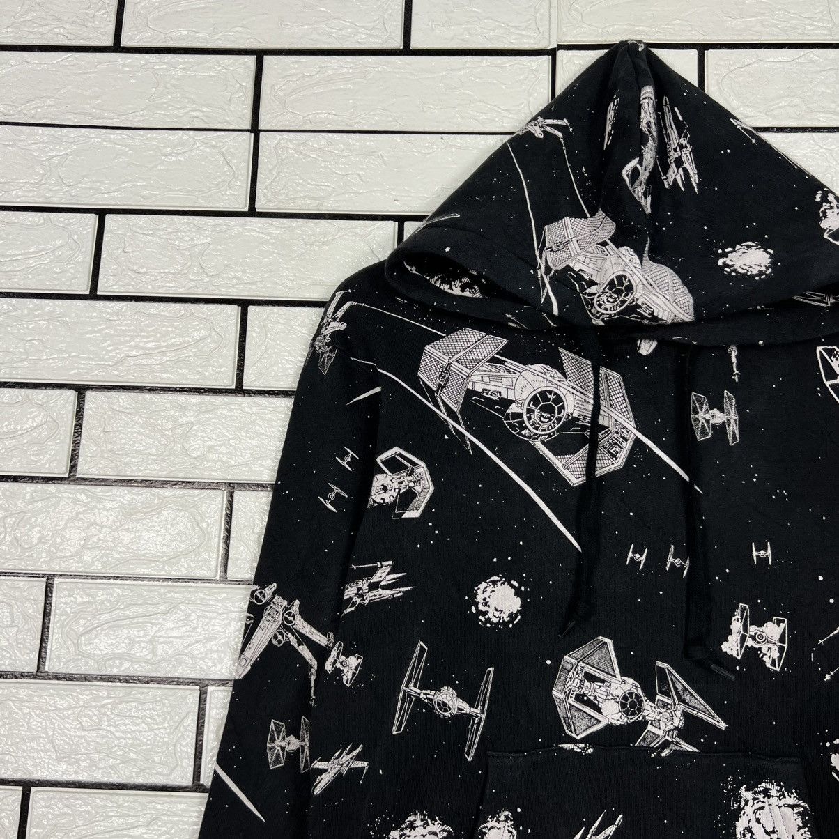Star Wars STAR WARS Fullprint Pullover Hoodie Sweatshirt #4284-C195 Size US S / EU 44-46 / 1 - 3 Thumbnail