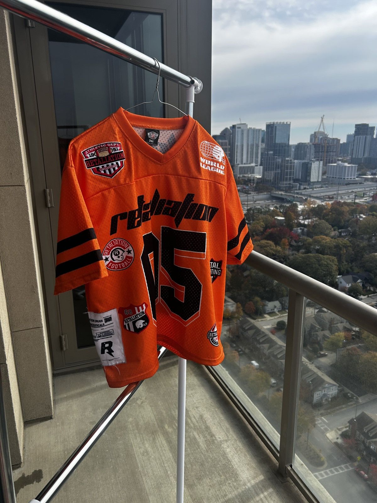 Vintage RARE Retaliation Retro Streetwear Jersey Size US S / EU 44-46 / 1 - 4 Thumbnail