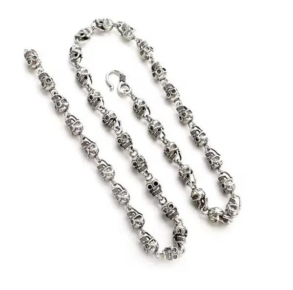Jewelry Punk Skulls Wallet Chain Size ONE SIZE - 2 Thumbnail