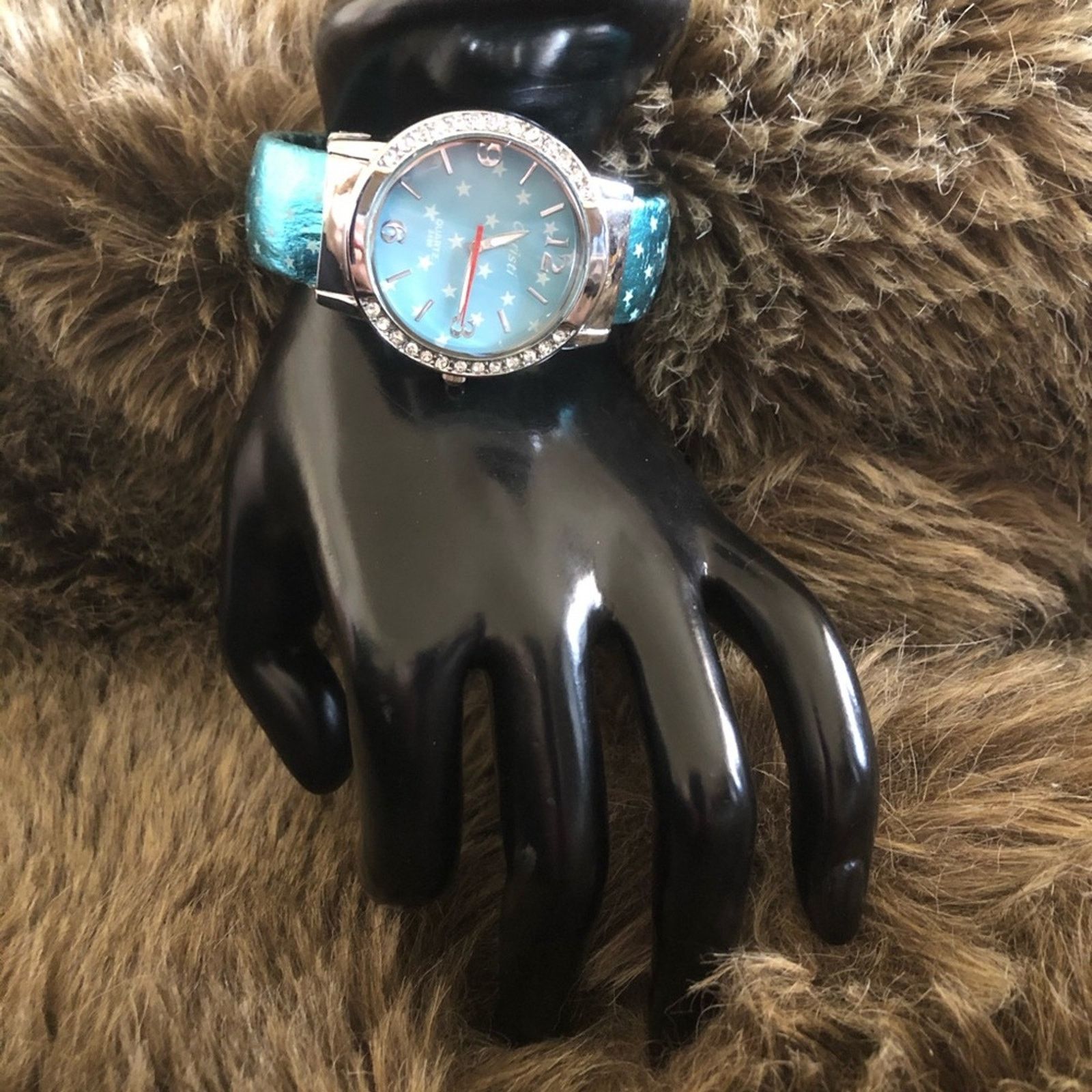 Jewelry Christi metallic blue starry night cuff watch Size ONE SIZE - 4 Thumbnail