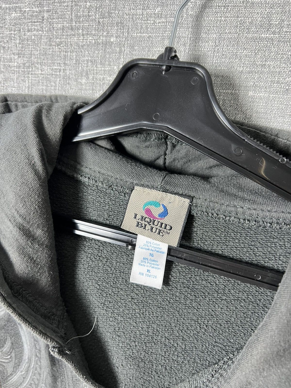 Liquid Blue Vintage ACDC Liquid Blue Skulls Logo Hoodie All Over Printed Size US XL / EU 56 / 4 - 11 Thumbnail
