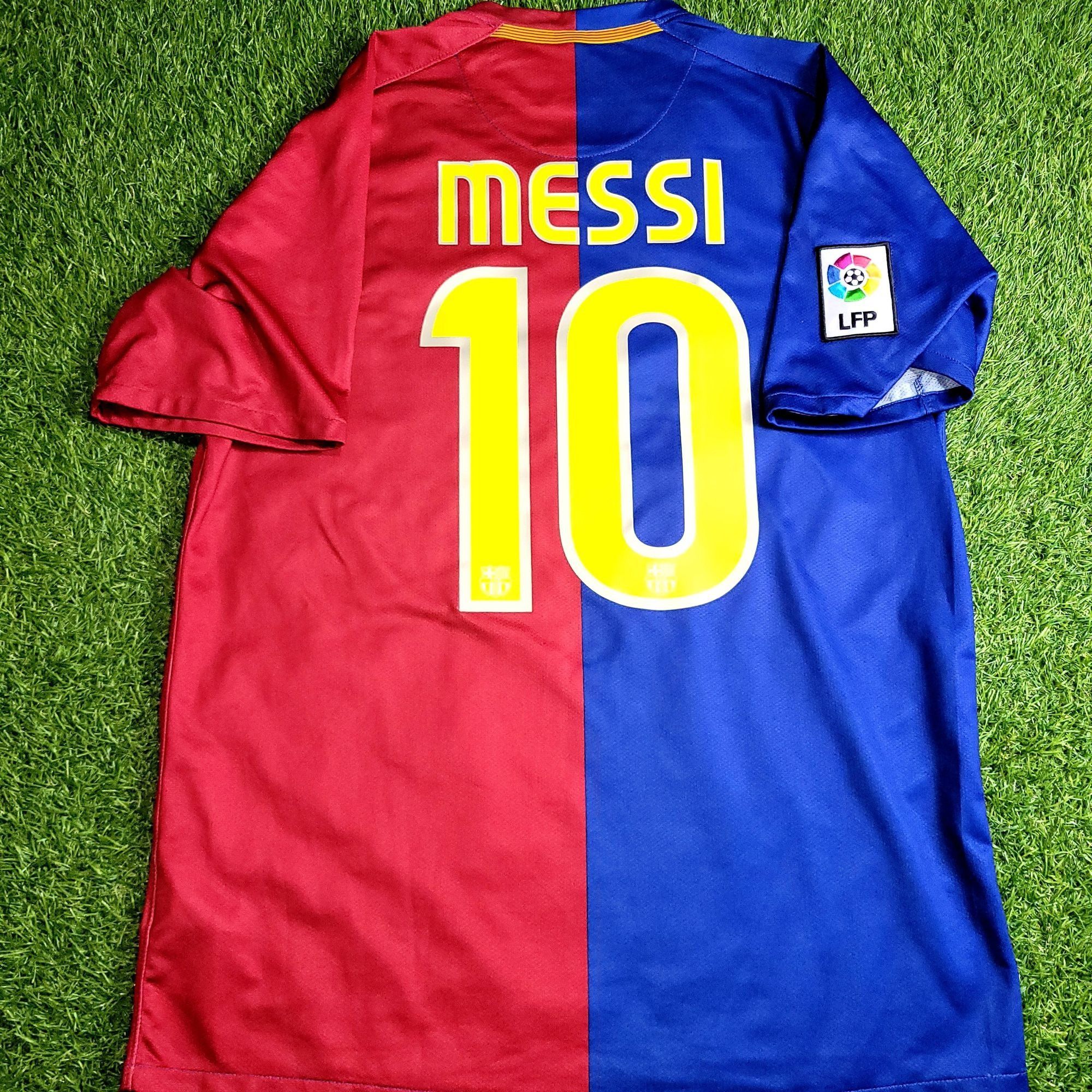Nike Messi Barcelona TREBLE SEASON 2008 2009 Soccer Jersey M Size US M / EU 48-50 / 2 - 1 Thumbnail