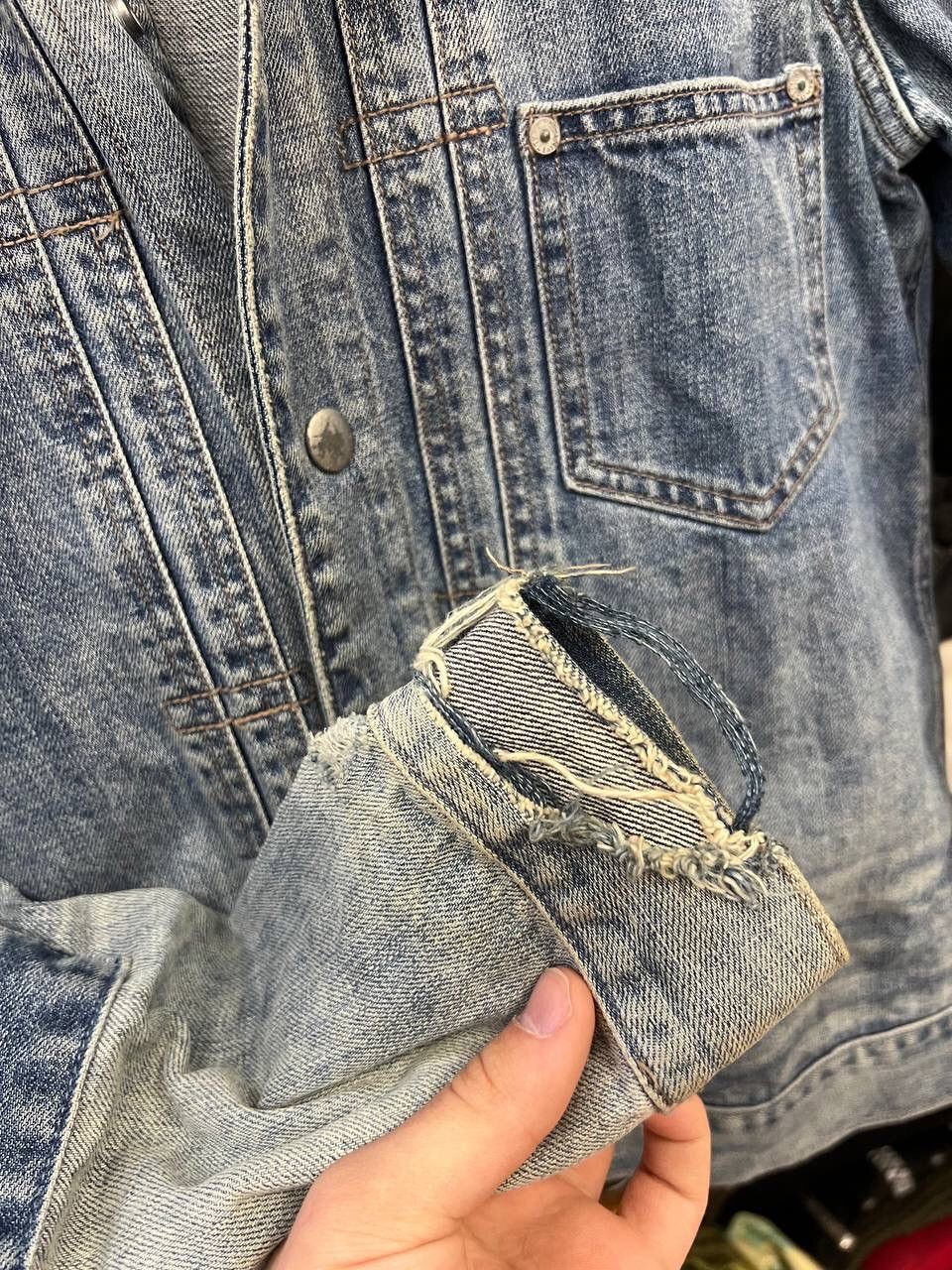 Allsaints Allsainta Distressed Avant Garde Y2K Western Vibe Jacket Size M / US 6-8 / IT 42-44 - 8 Thumbnail
