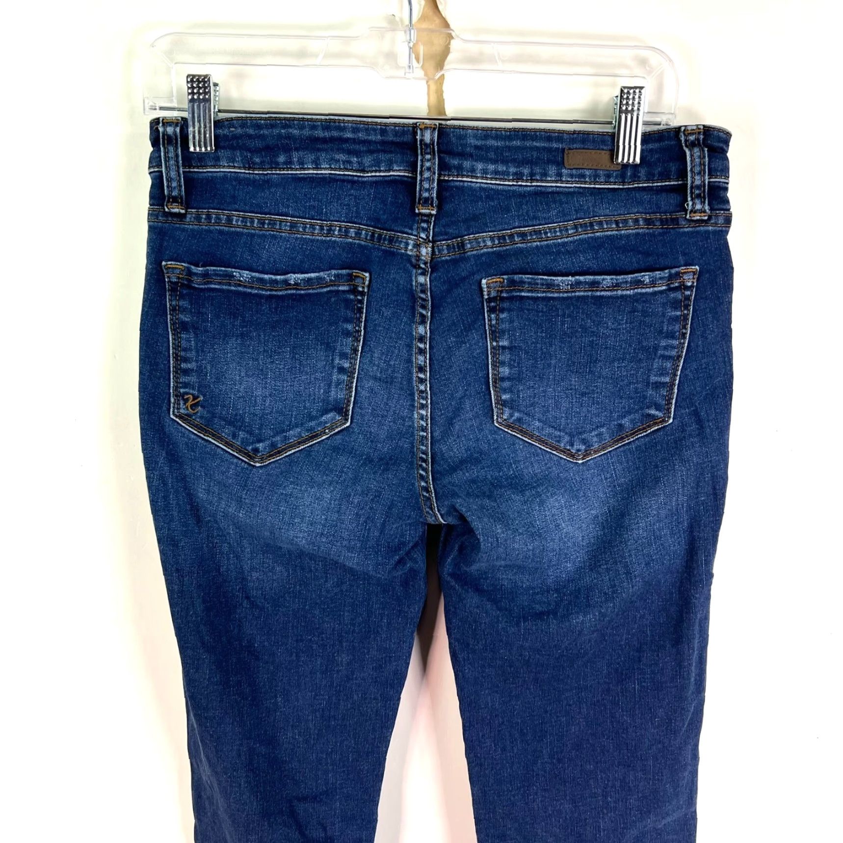 Vintage VINTAGE Kut From The Kloth Jeans Distressed Blue 30x30 Women 4 Bootcut 5-Pocket Denim Jeans Womens Classic Fit Size 27" / US 4 / IT 40 - 6 Thumbnail