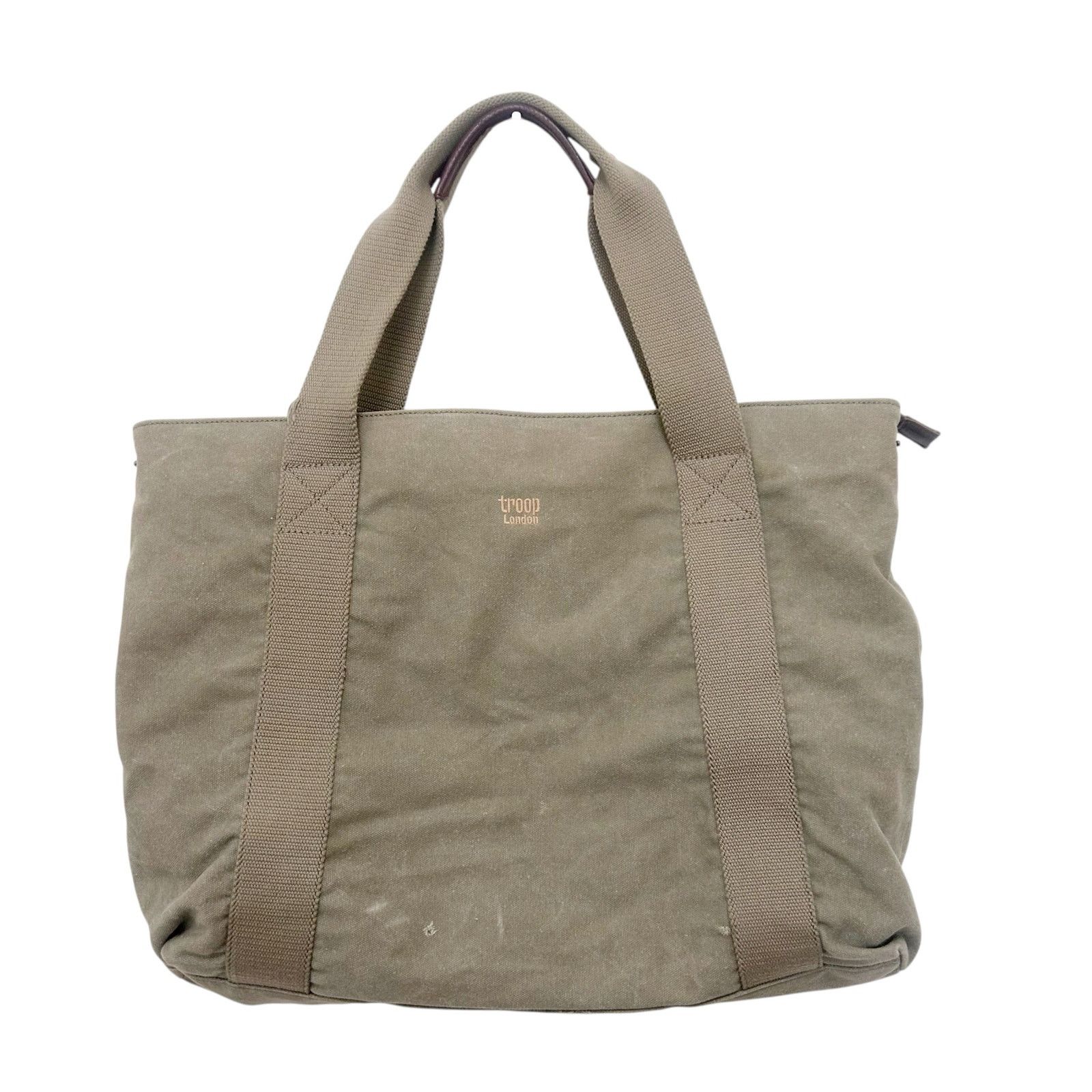 Other Troop London Green Canvas Tote Shoulder Bag Size ONE SIZE - 1 Thumbnail