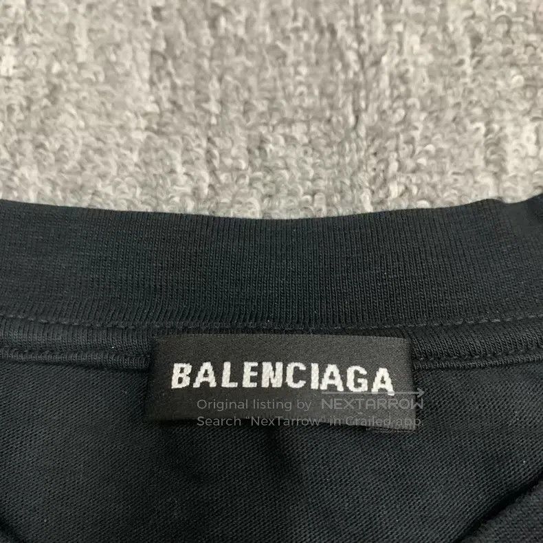 Balenciaga Balenciaga Short Sleeve T-Shirt with Back Logo Size US S / EU 44-46 / 1 - 4 Thumbnail