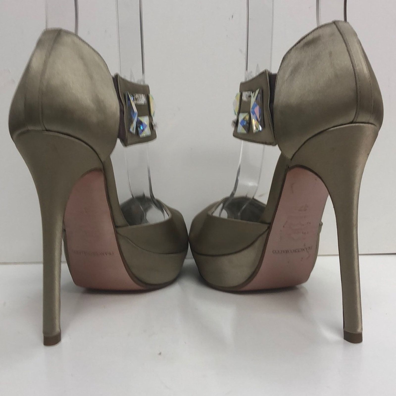 & Other Stories Francesco Sacco Made in Italy Beige High Platform Size US 7 / IT 37 - 4 Thumbnail