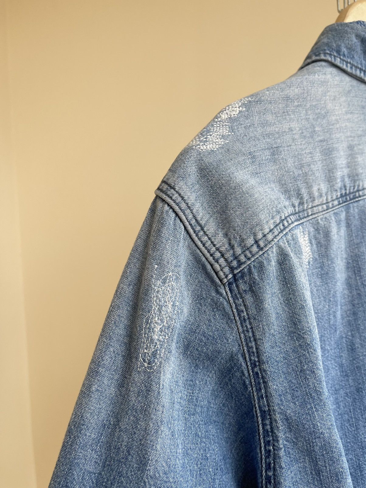 G-Star Raw 3301 Slim Fit Color Restored Denim Long Sleeve Shirt Size US L / EU 52-54 / 3 - 13 Thumbnail