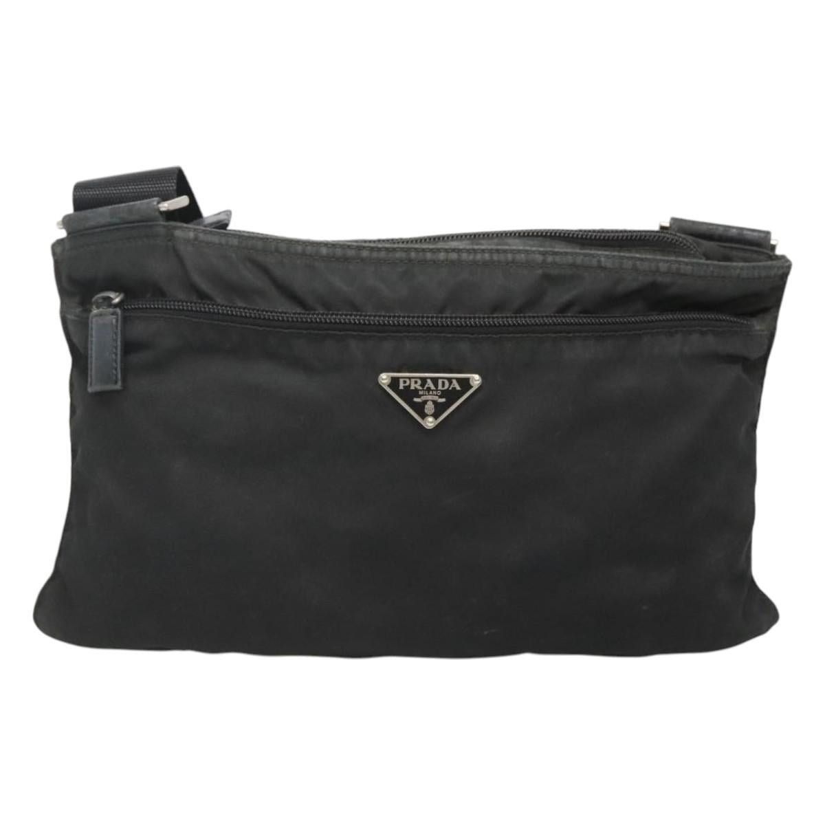 Prada PRADA Shoulder Bag Nylon Black Silver Size ONE SIZE - 2 Thumbnail