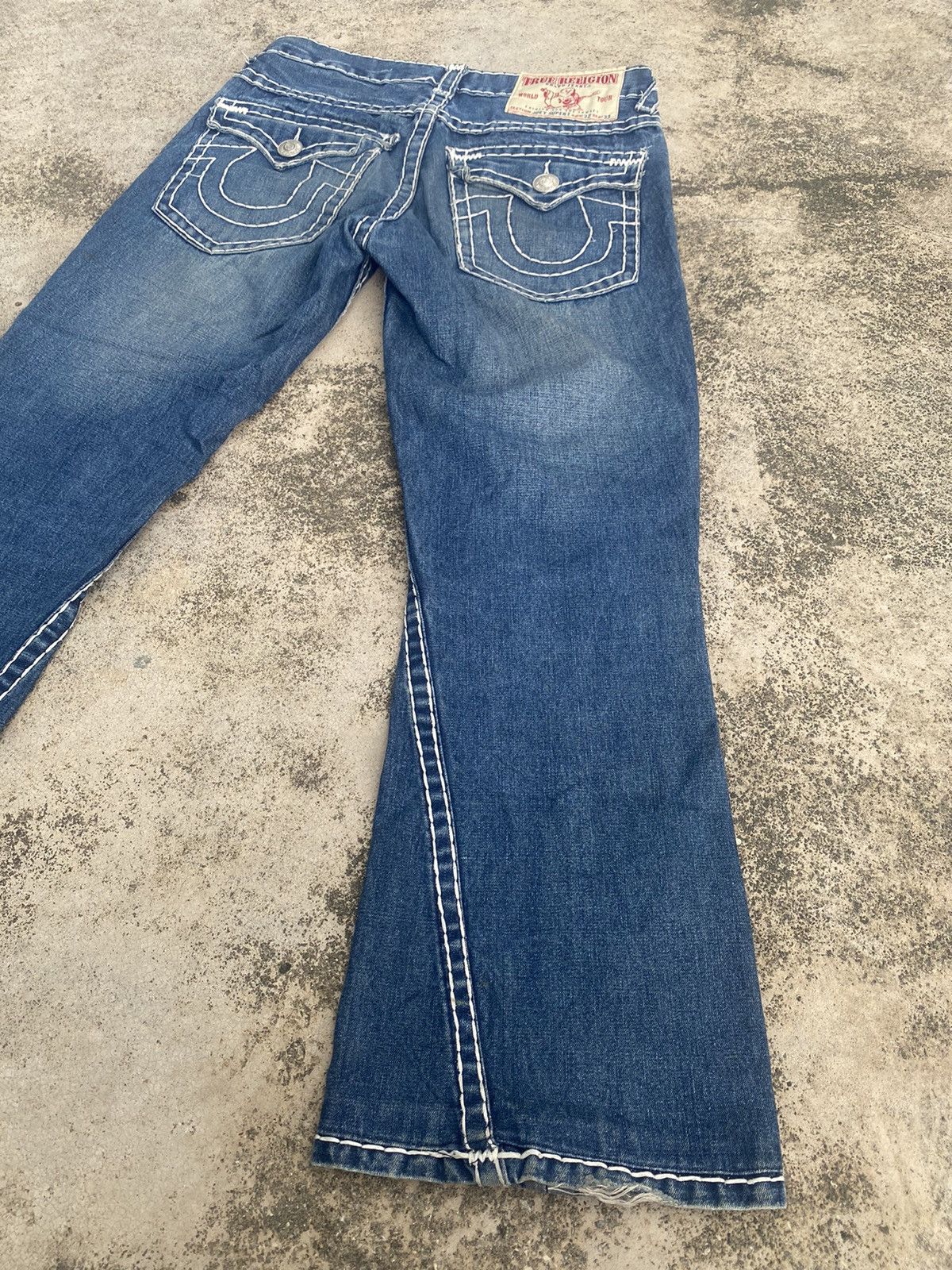 If Six Was Nine × Japanese Brand × True Religion Flare Jeans True Rerigion Size US 33 - 15 Thumbnail