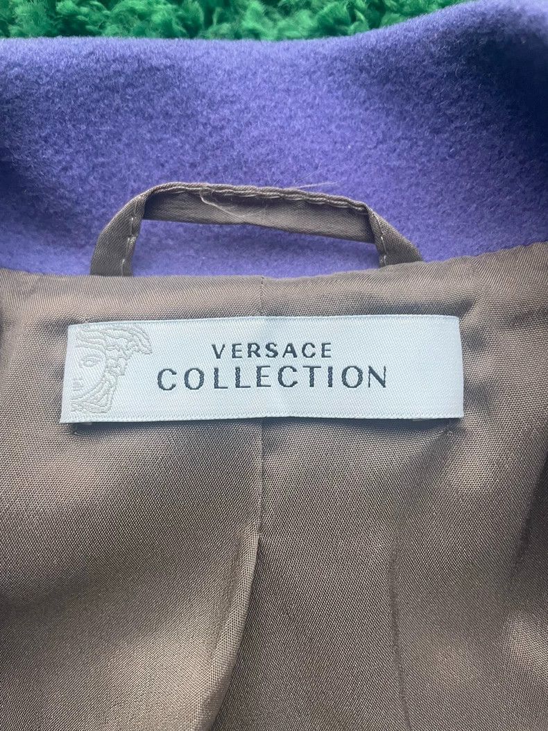 Versace Versace Violet cashmere wool coat Size L / US 10 / IT 46 - 3 Thumbnail