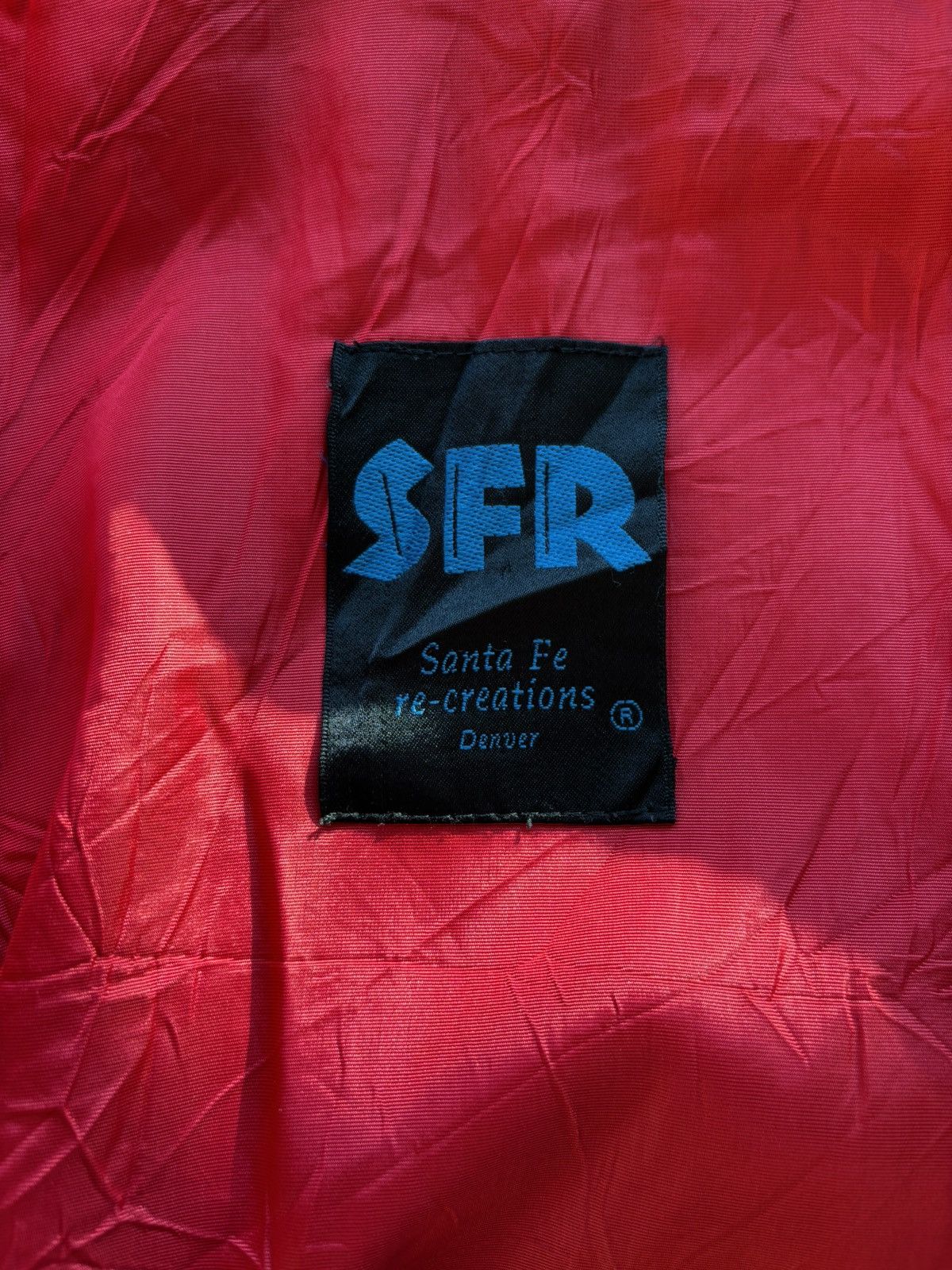 Designer × Vintage Santa Fe Re-creations 90s Suede Patchwork Fringe Jacket Size M / US 6-8 / IT 42-44 - 12 Thumbnail