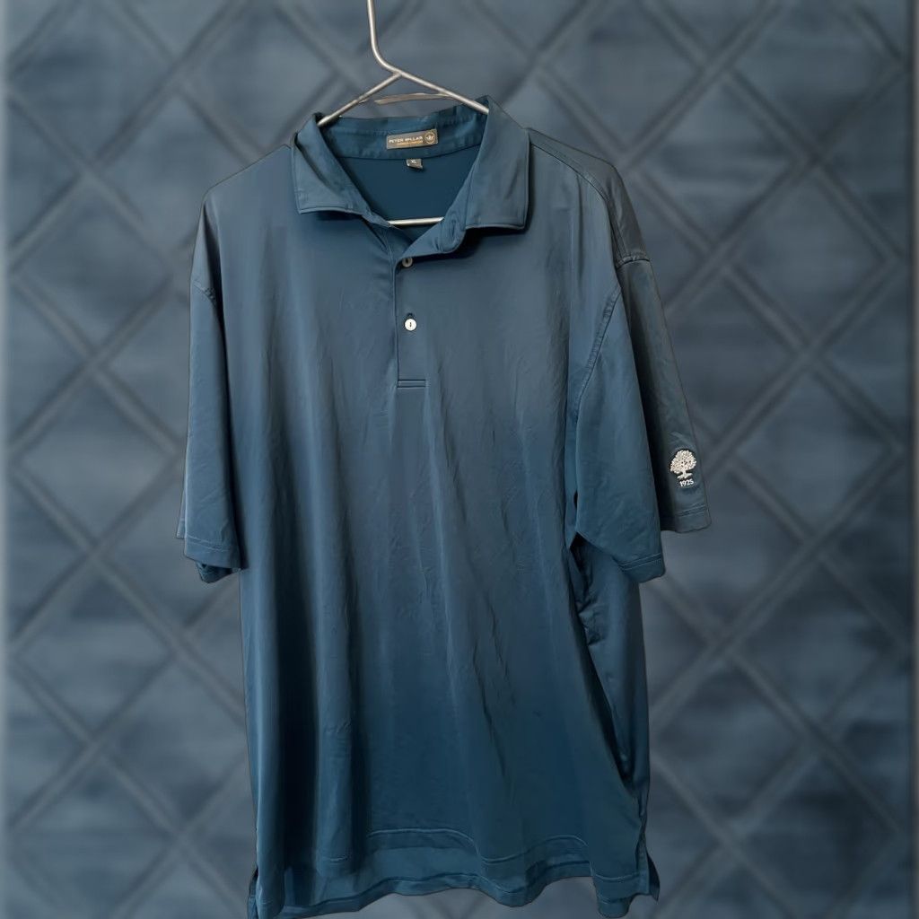 Peter Millar Peter Millar Summer Comfort Polo Men Embroidered Logo Golf 1925 Teal XL Shirt Size US XL / EU 56 / 4 - 1 Thumbnail