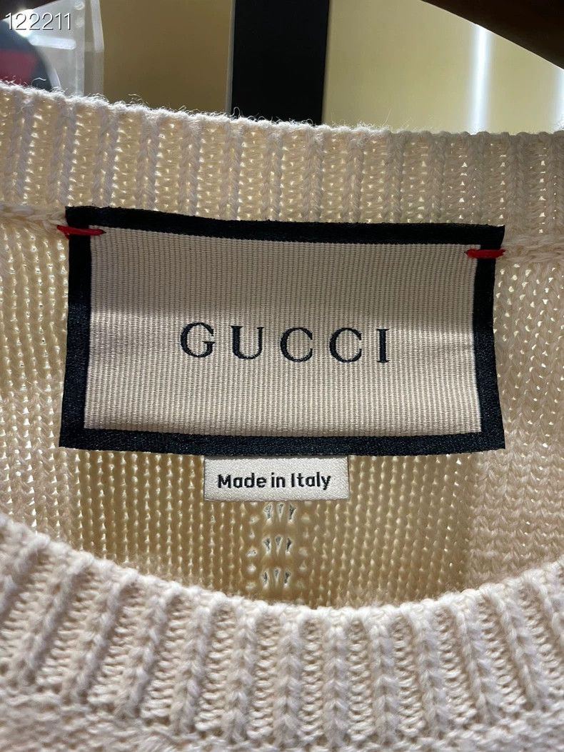 Gucci Gucci Floral embroidered lantern puff sleeve sweater 2502-N Size US XS / EU 42 / 0 - 3 Thumbnail