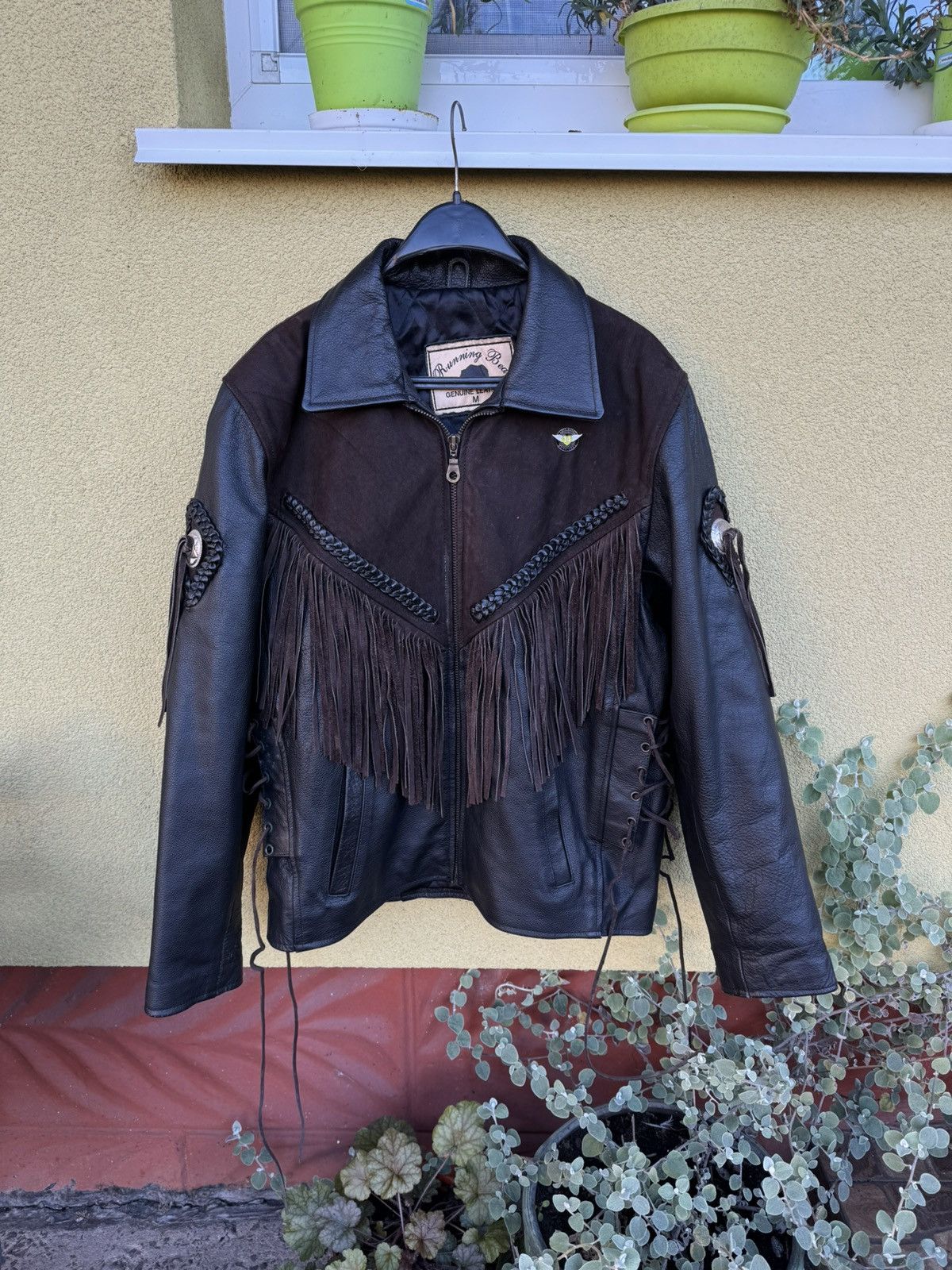 Vintage Vintage Suede Fringe Cowboy Western Leather Jacket Hype Rare Size US M / EU 48-50 / 2 - 7 Thumbnail