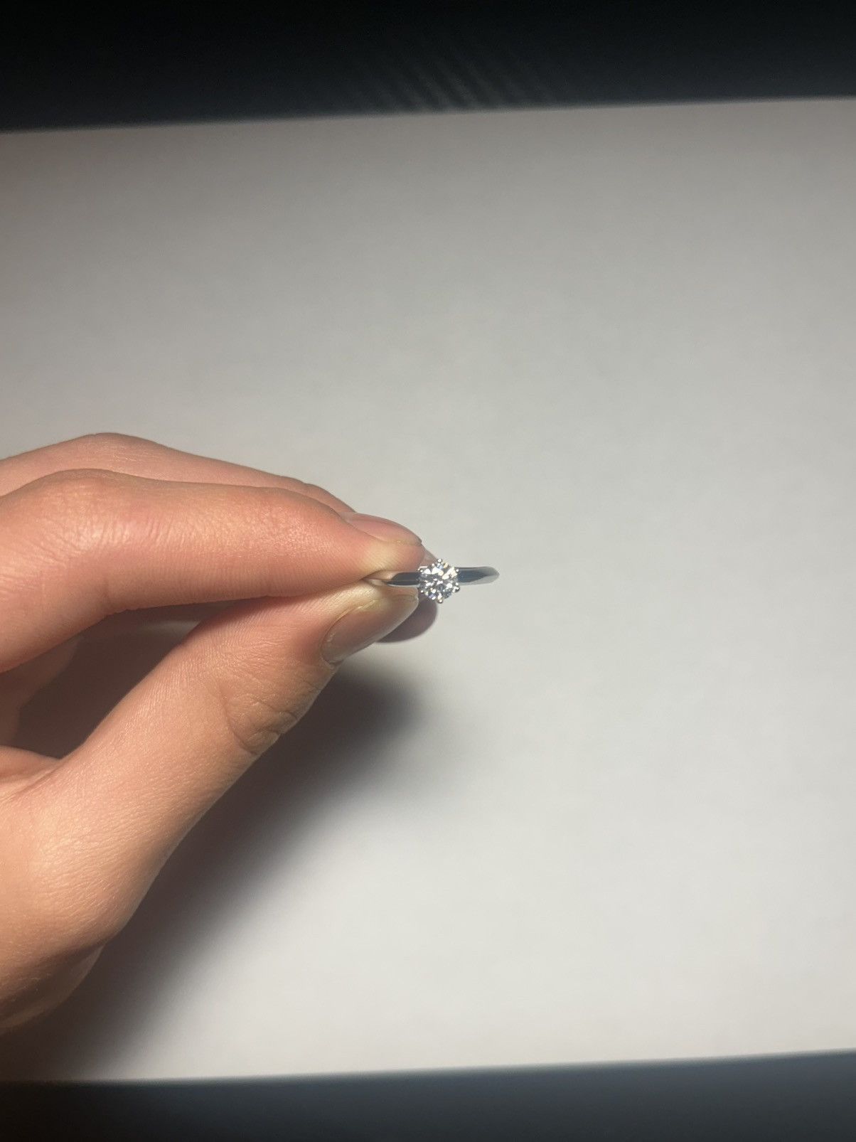 Other VVS1 Adjustable Moissanite Ring with 925 Sterling Sliver Size ONE SIZE - 3 Thumbnail