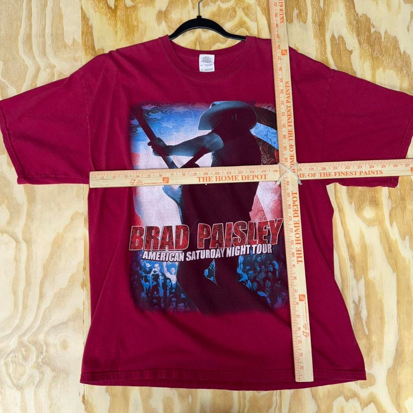 Gildan XL - Vintage y2k brad paisley country tour t-shirt Size US XL / EU 56 / 4 - 2 Thumbnail
