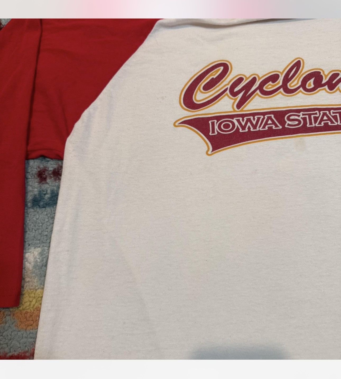 Vintage Vintage Iowa State Cyclones Baseball Tee Y2K 90s Large Size US L / EU 52-54 / 3 - 5 Thumbnail