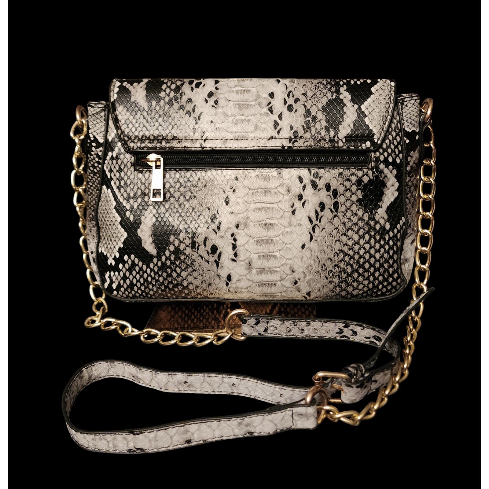 Other Unbranded Snakeskin Pattern Crossbody Bag Shoulder Handbag Size ONE SIZE - 2 Thumbnail