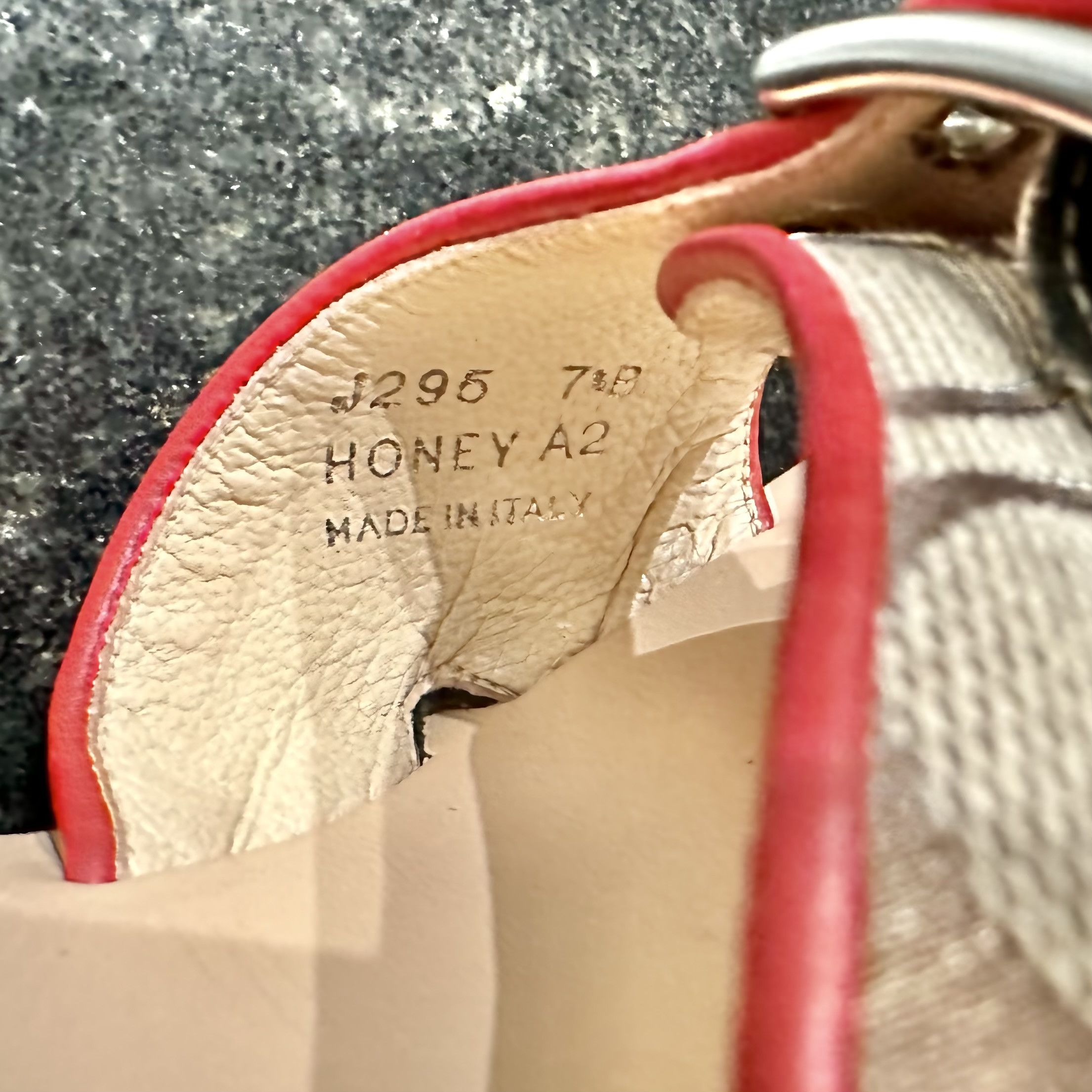 Coach *Vintage 1999* COACH Honey A2 Wooden Platform Wedge Mule Size US 7.5 / IT 37.5 - 6 Thumbnail