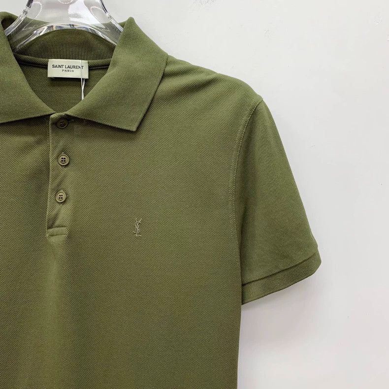 Polo Ralph Lauren POLO RALPH LAUREN Army green logo embroidered cotton lapel Size XS / US 0-2 / IT 36-38 - 3 Thumbnail