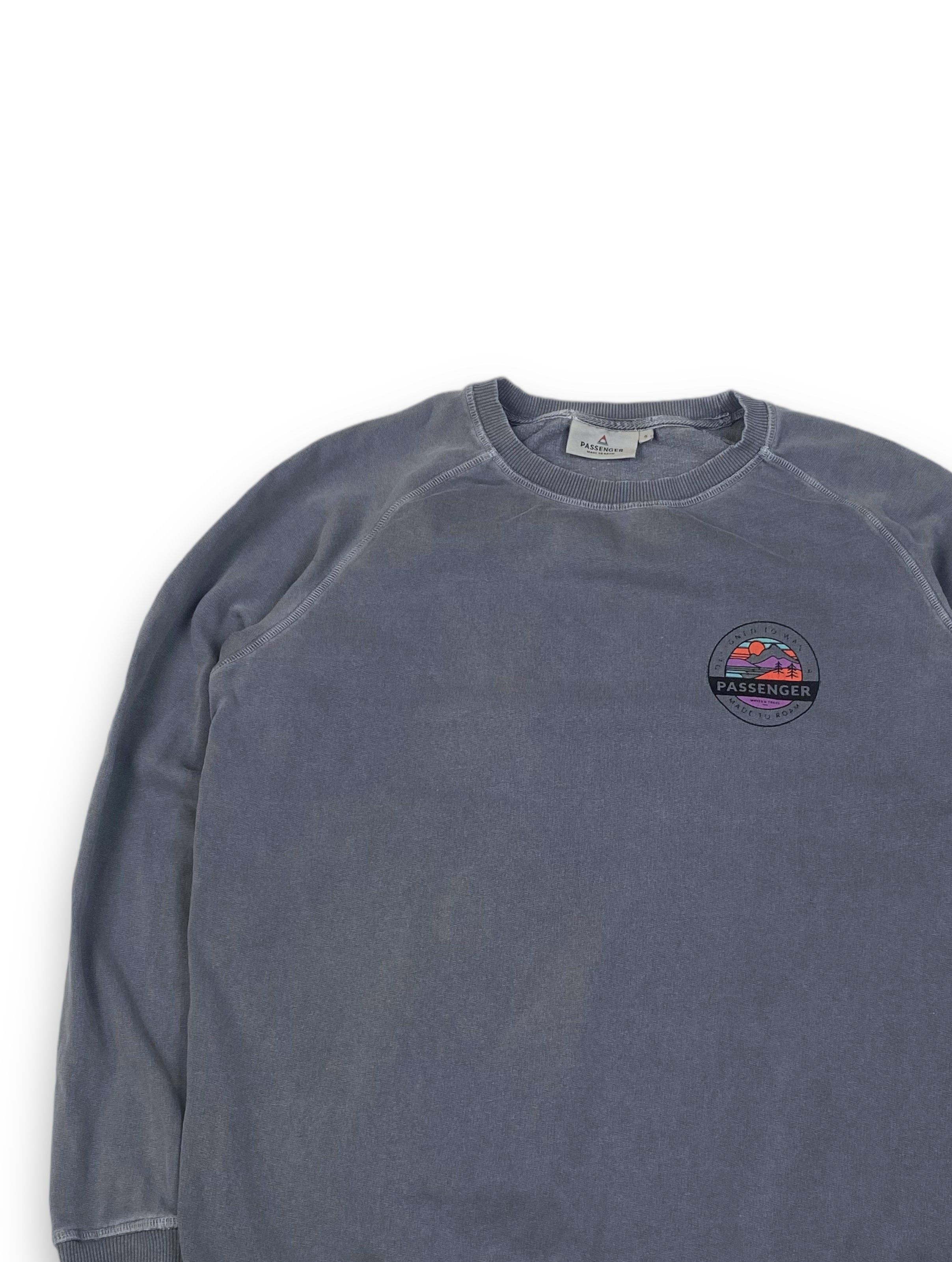 Other Vintage PASSENGER Faded Grey Big Logo Sweatshirt M658 Size US M / EU 48-50 / 2 - 4 Thumbnail