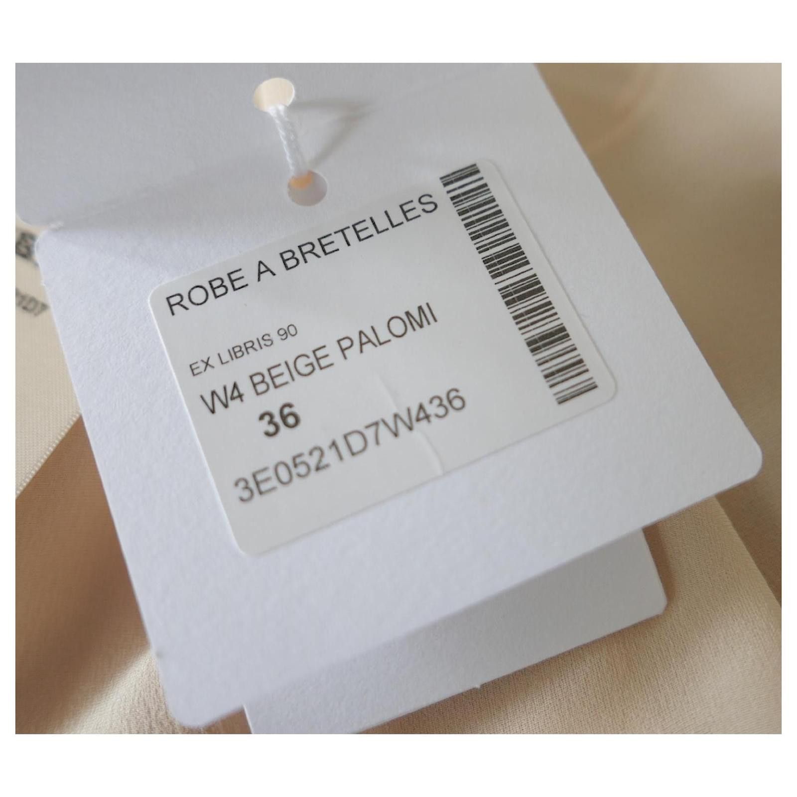 Hermes Hermes Robe A Bretelles Silk Dress Beige/Palomi Orange Size XS / US 0-2 / IT 36-38 - 9 Thumbnail