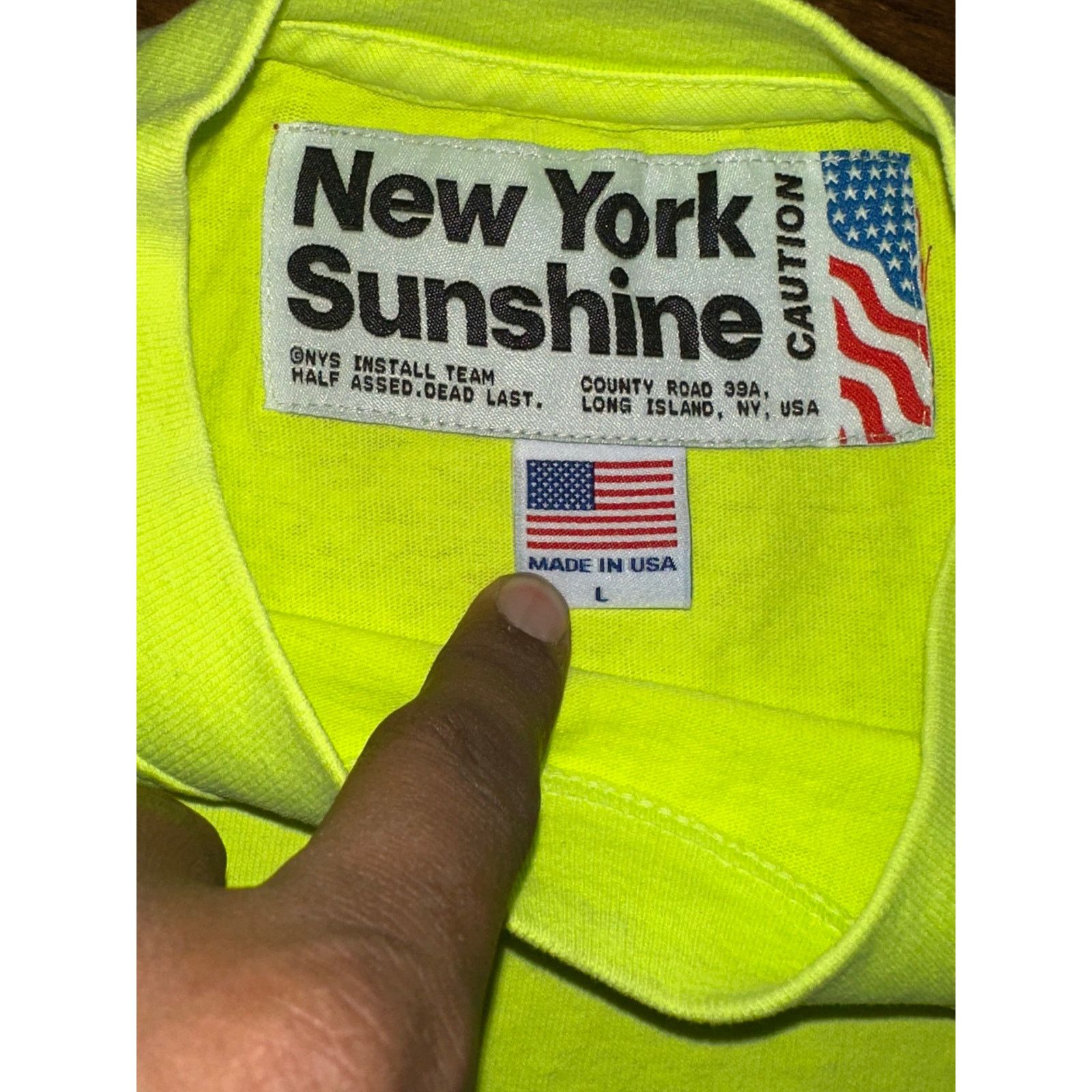 New York Sunshine New York Sunshine Duryeas World Famous Shirt Large FLAW Size US L / EU 52-54 / 3 - 3 Thumbnail
