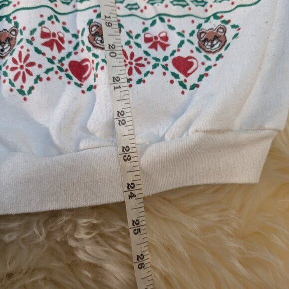 Vintage Vintage Teddy Bear Festive Crewneck Sweater Size Small Size S / US 4 / IT 40 - 4 Thumbnail