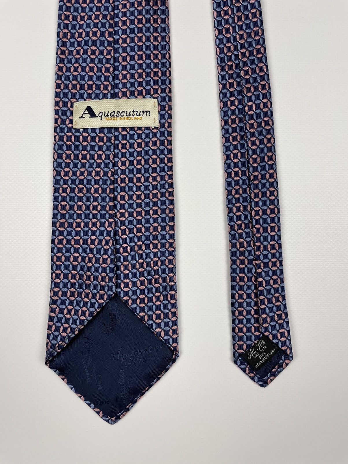 Aquascutum × Vintage Aquascutum All Silk Tie made in England Size ONE SIZE - 3 Thumbnail