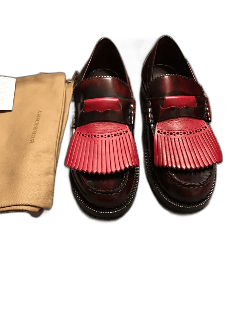 Burberry Burberry Casual Shoes with Red Tassels Size US 10 / IT 40 - 1 Thumbnail