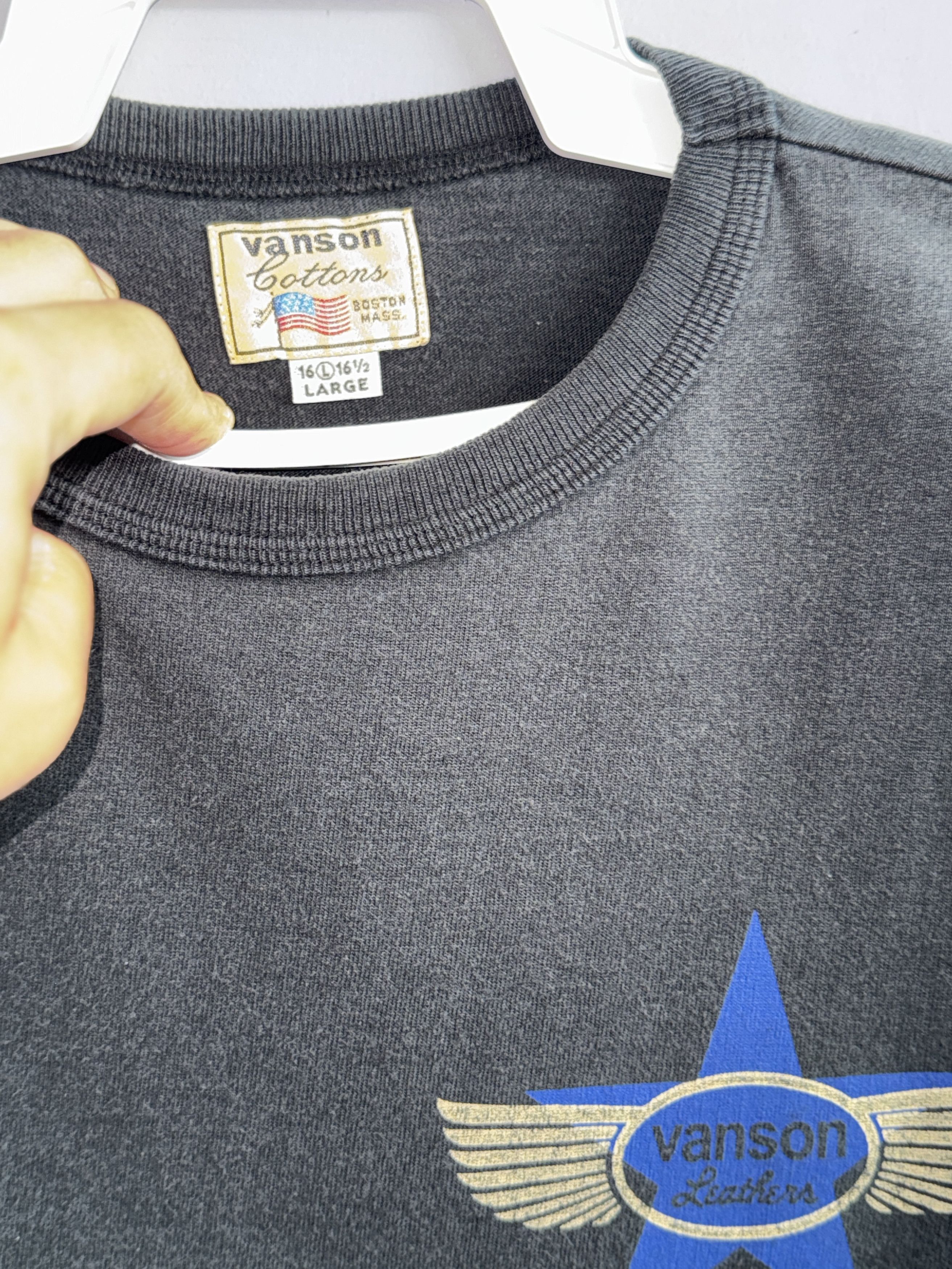 Vanson Leathers Vanson Leathers Long Sleeve Motorcycle T-Shirt Size US L / EU 52-54 / 3 - 4 Thumbnail