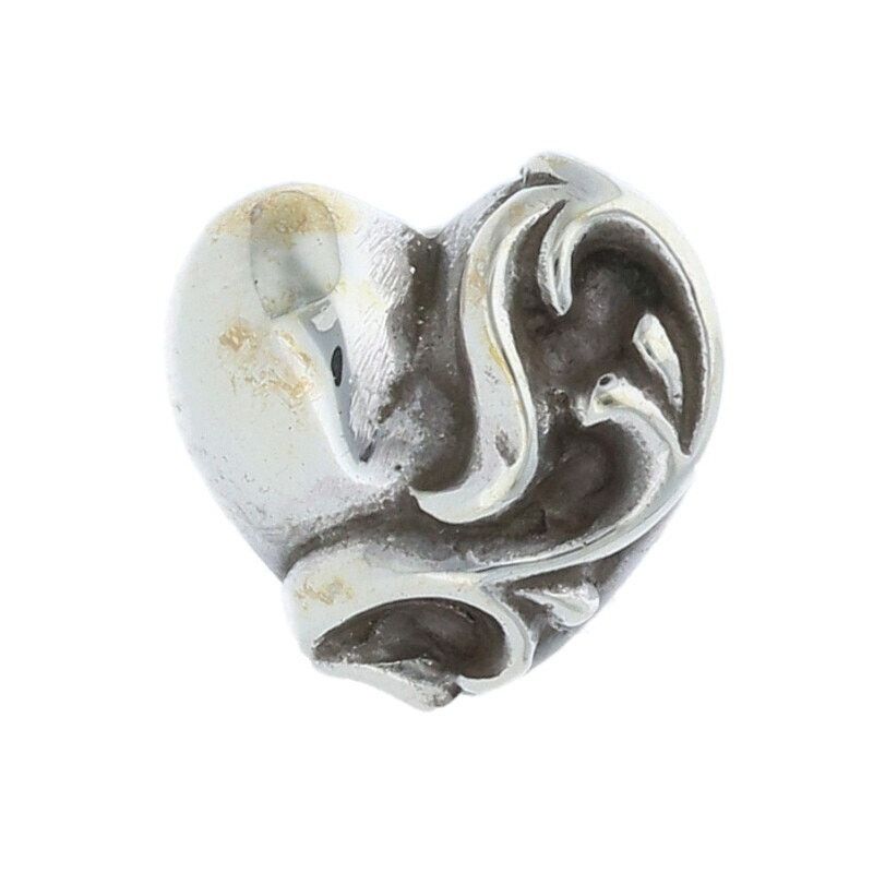 Chrome Hearts Chrome Hearts Heart Stud Silver Earring Size ONE SIZE - 4 Thumbnail