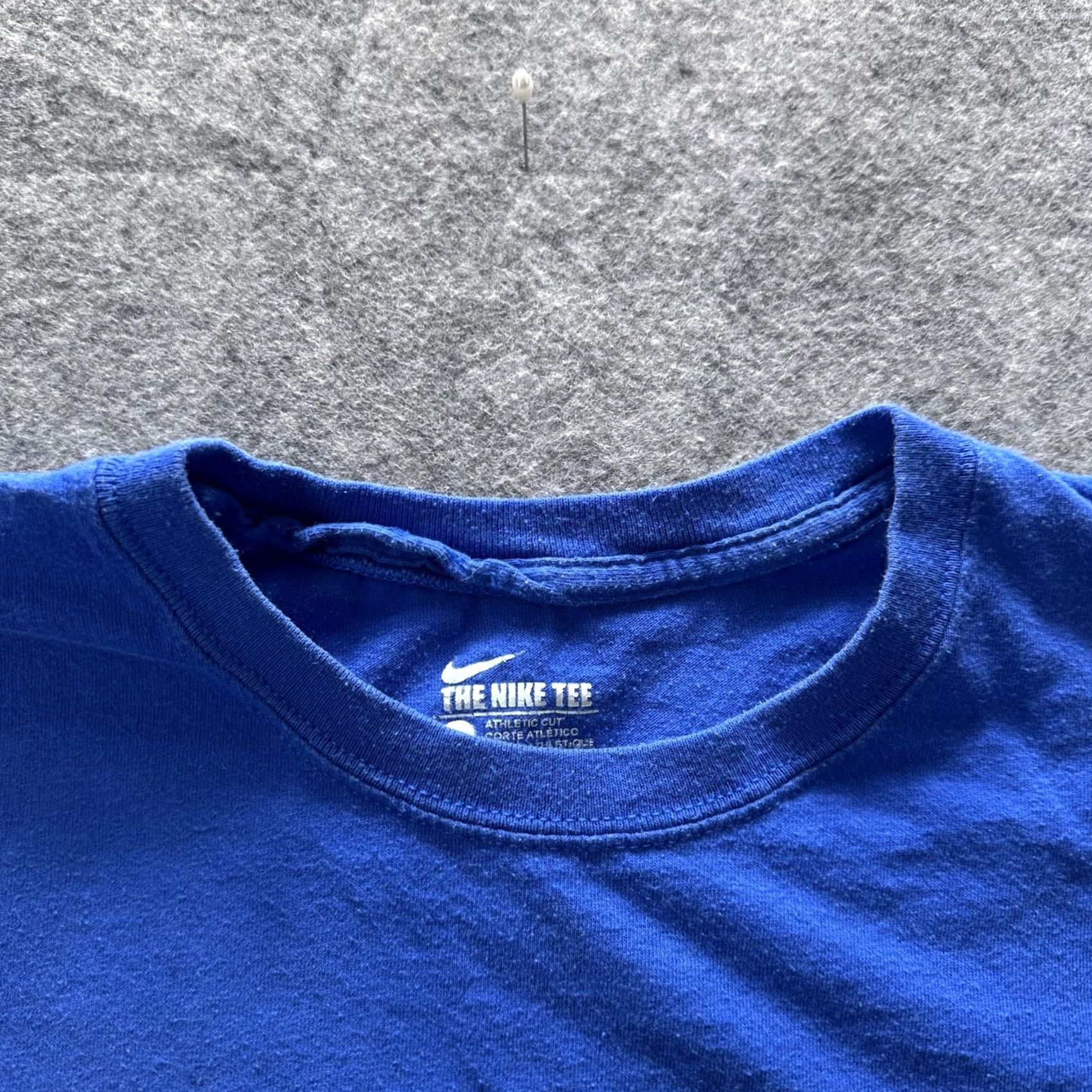 Nike Nike Shirt Mens XL Blue Big Swoosh Logo Graphic Tee The Nike Tee Athletic Sports Size US XL / EU 56 / 4 - 3 Thumbnail