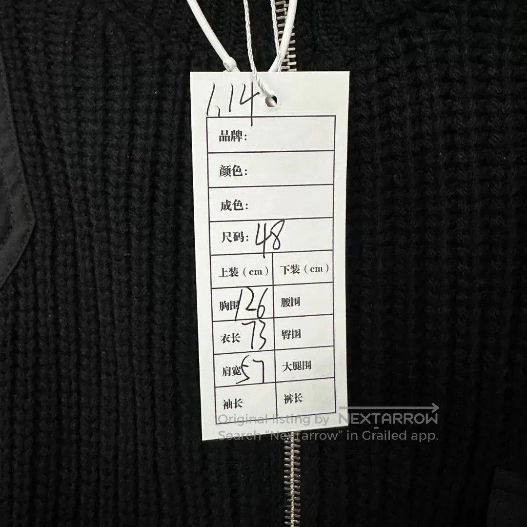 Prada prada black knit jacket with triangle logo. Size US L / EU 52-54 / 3 - 5 Thumbnail