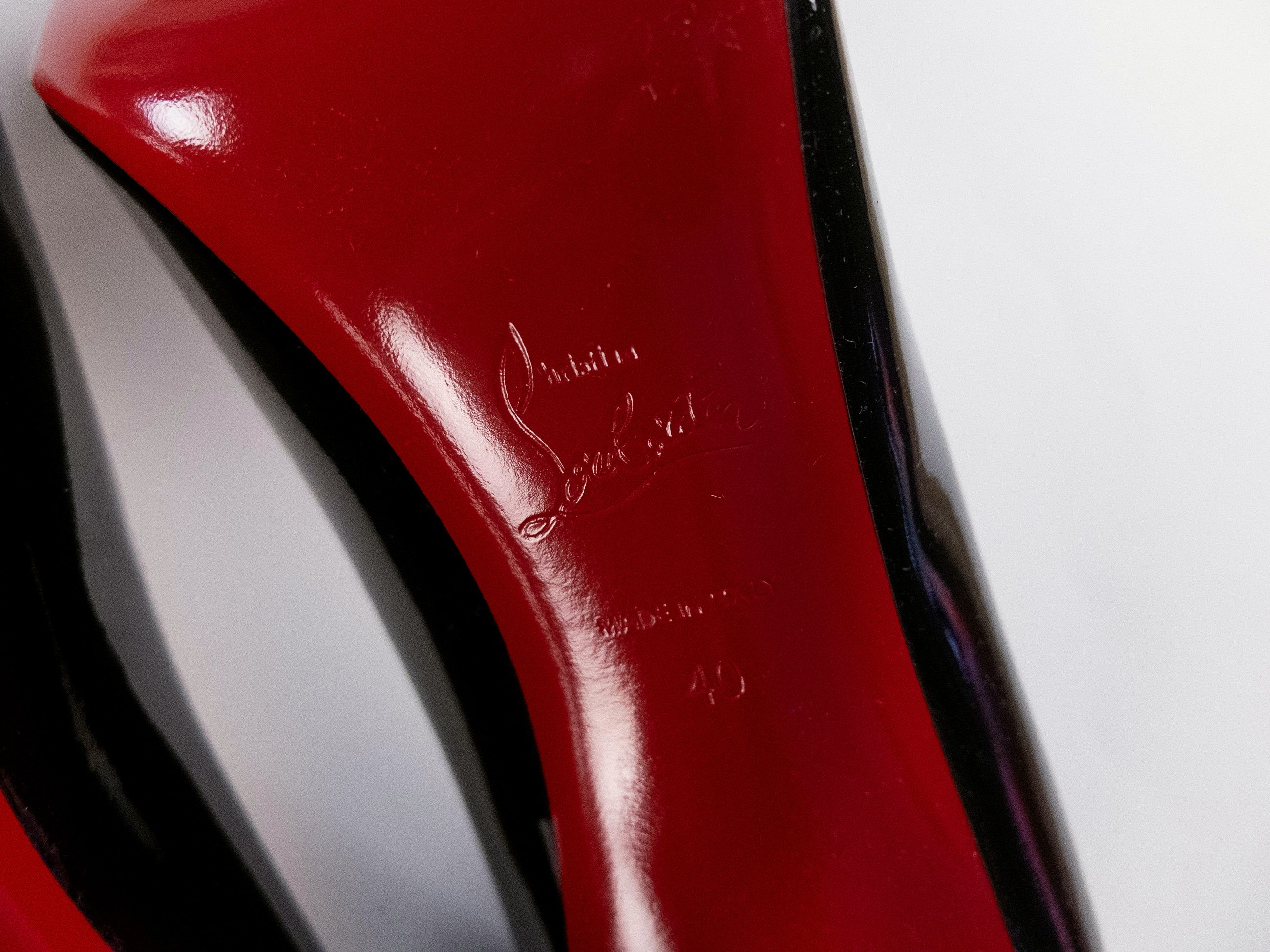 Christian Louboutin CHRISTIAN LOUBOUTIN Kate black patent leather pumps 10 Size US 10 / IT 40 - 10 Thumbnail