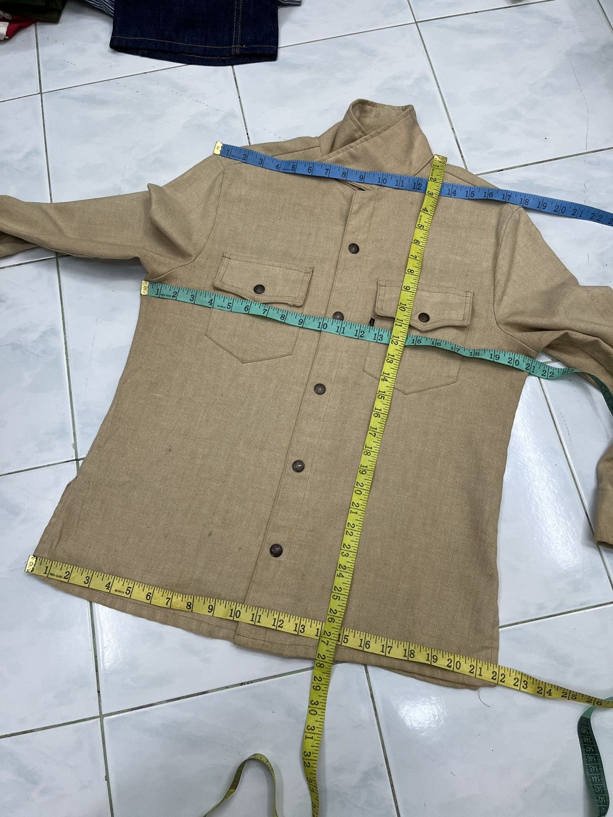 Levi's 🔥🔥🔥VINTAGE 70’s LEVIS BIG E JACKET SHIRTS Size US S / EU 44-46 / 1 - 18 Thumbnail