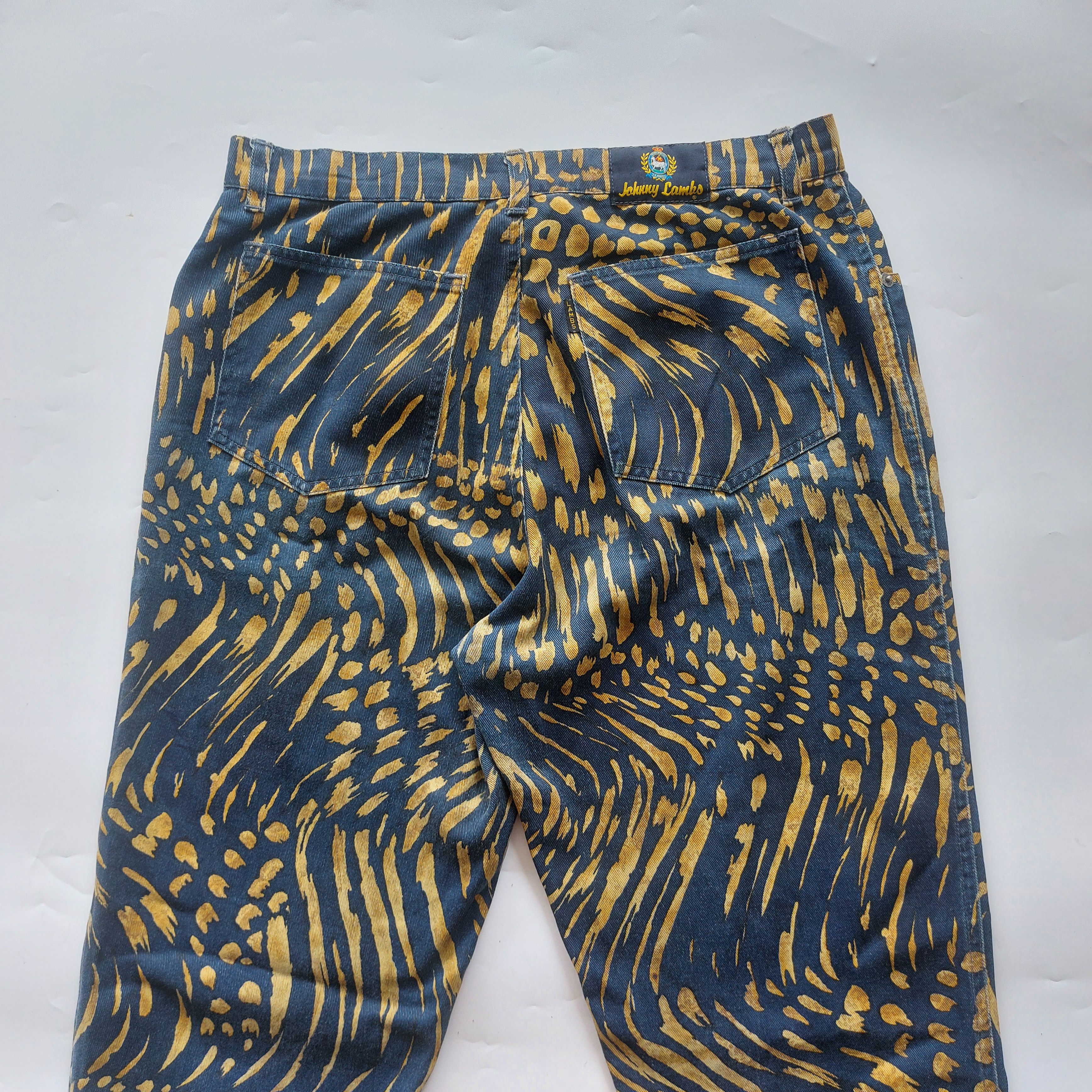 Japanese Brand Full Print Johnny Lambs Pants Size US 30 / EU 46 - 4 Thumbnail