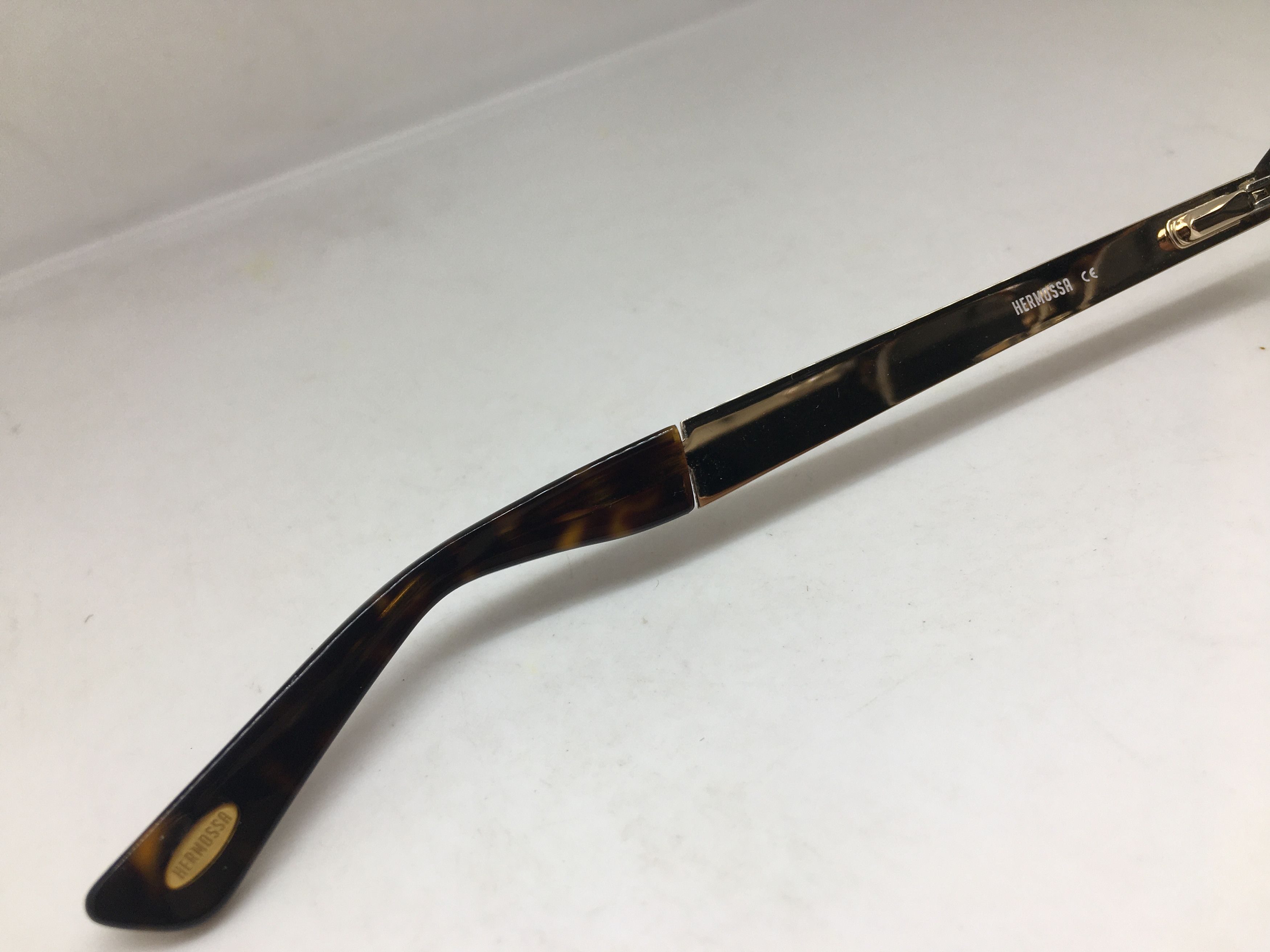 Other Hermossa Malcolm X Tortoise Gold Eyeglasses Frame Size ONE SIZE - 6 Thumbnail